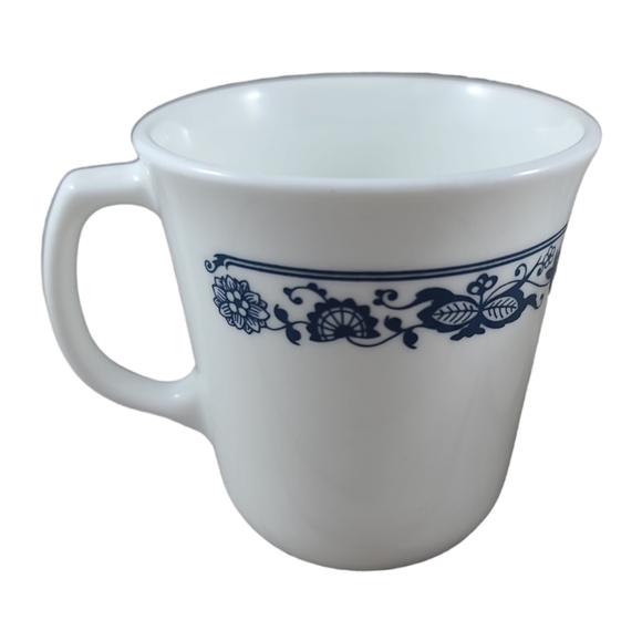 Corningware USA Old Town Blue Coffee Mugs Cups Set of 4 Corelle Dining - Picture 3 of 13